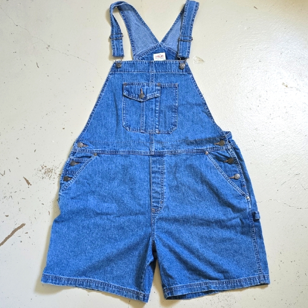 Cherokee Blue Denim Short Overalls